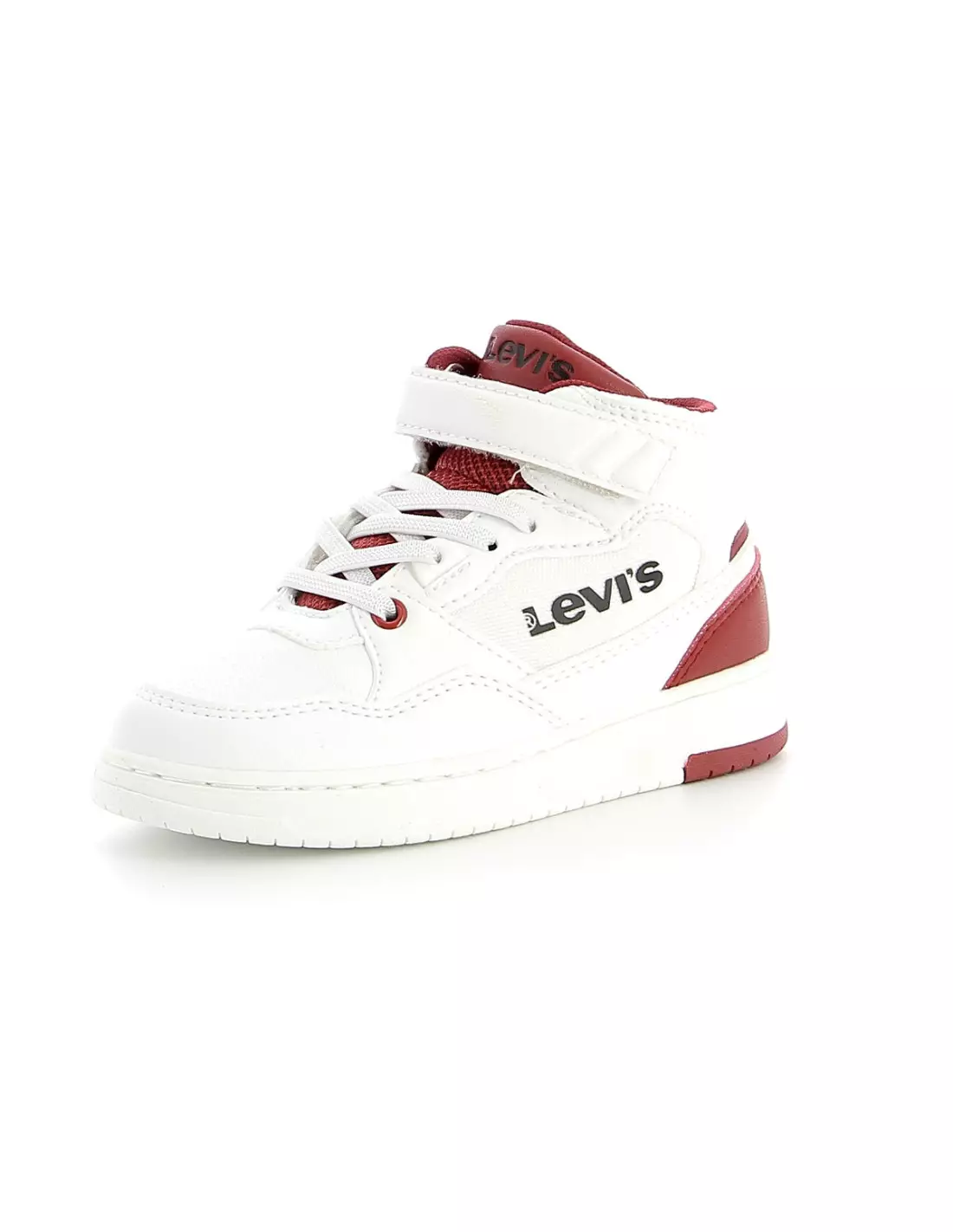 LEVIS BLOCK VIRV0012T WHITE RED - Sneakers Whitered
