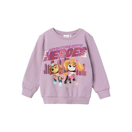 Name It Oditte Paw Patrol Sweatshirt, Lavender Mist, 86 cm