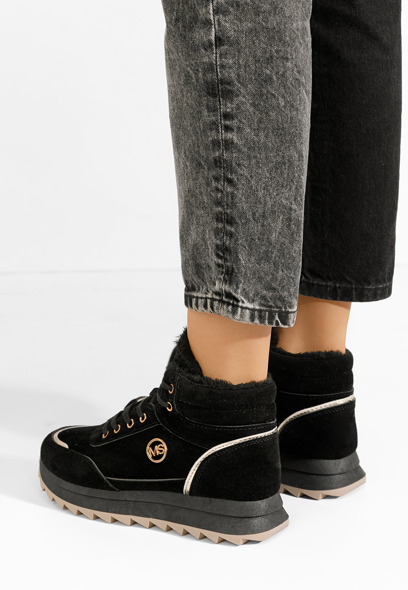 Baskets d'hiver pour femmes noirs Noira