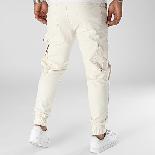 Pantalon Cargo Ecru