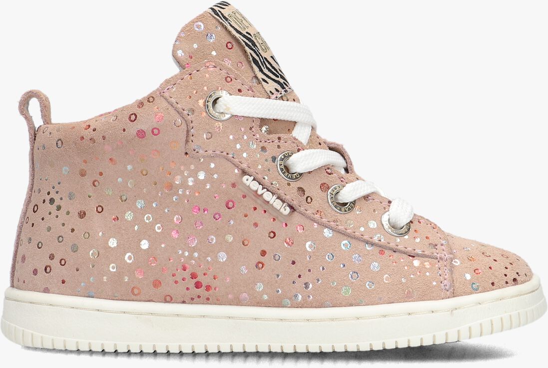 DEVELAB roze develab hoge sneaker 41892