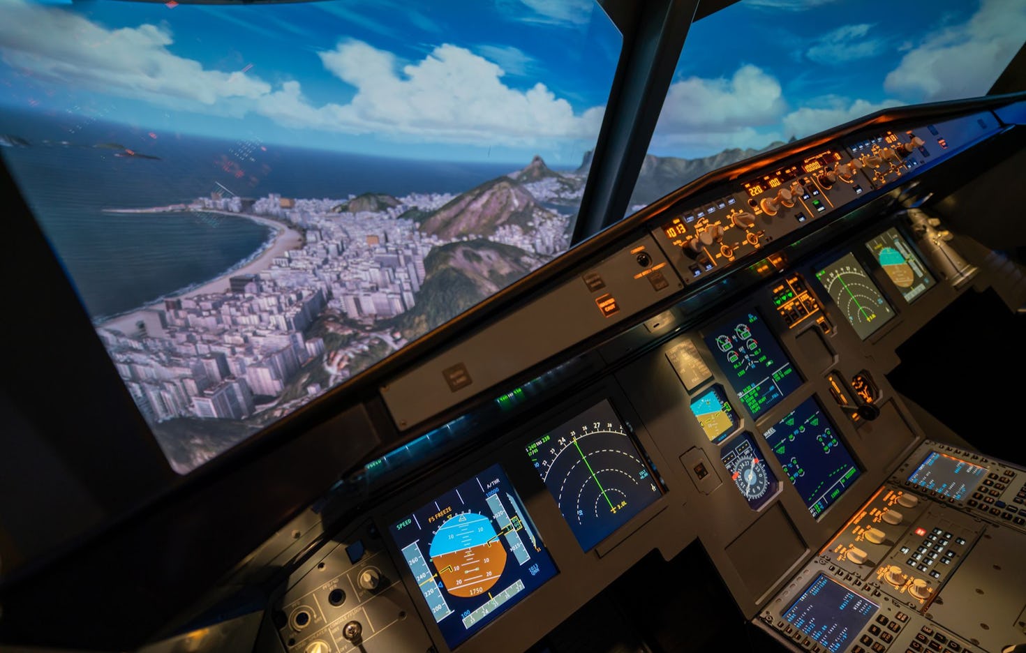 Flugsimulator A320 in Frankfurt als Geschenkidee