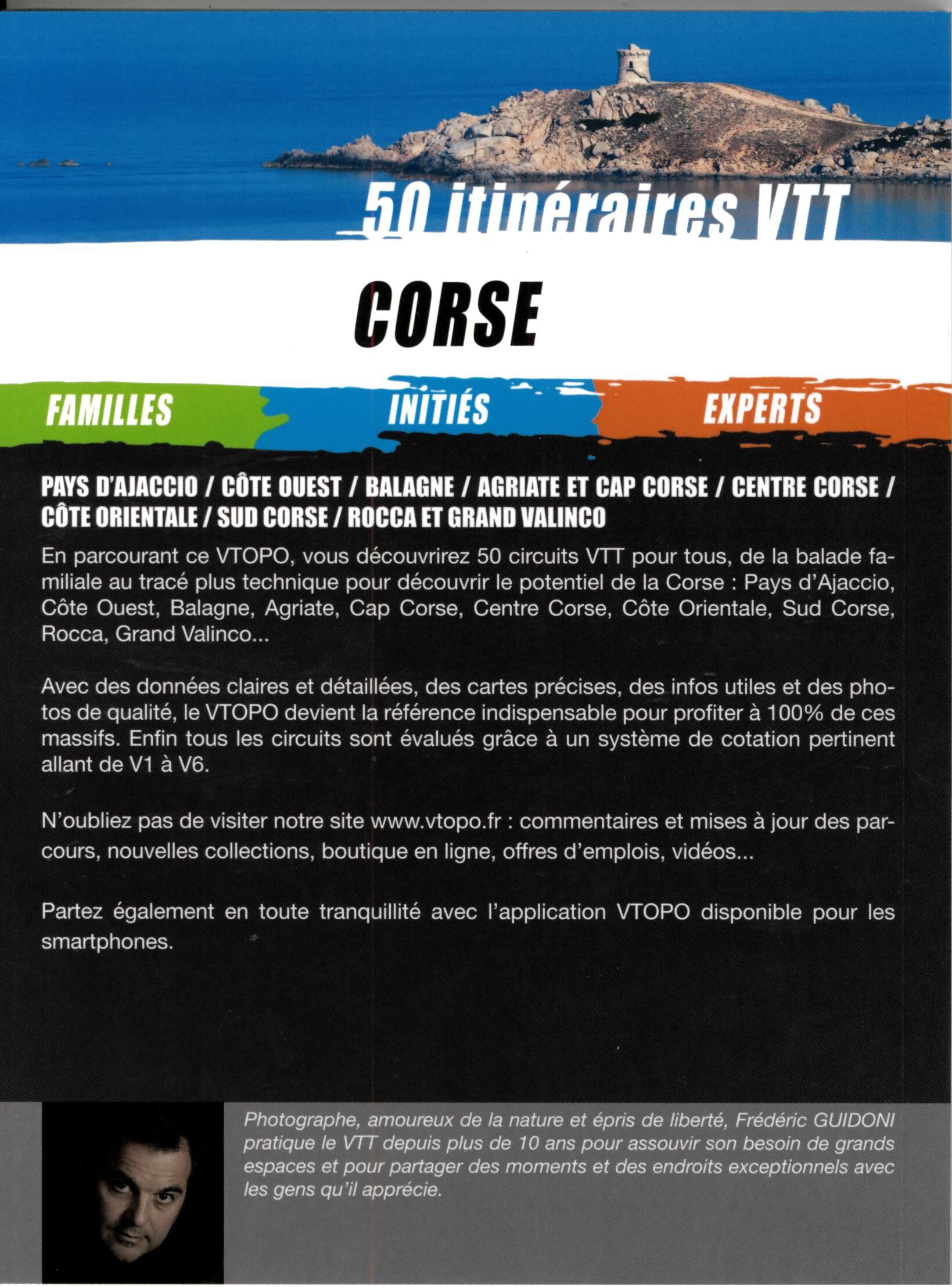 VTOPO - VTOPO CORSE 50 ITINERAIRES VTT