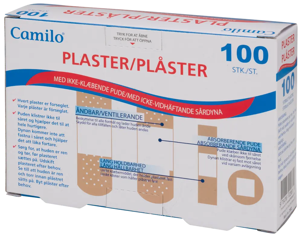 Camilo Plastersæt 4 str. 100 stk.