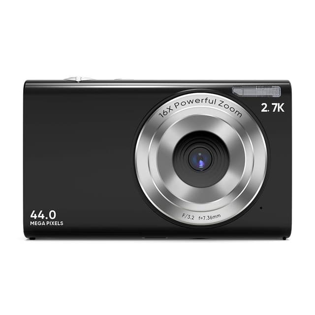 Digitalkamera 2,7K / 44MP / 16x zoom Sort