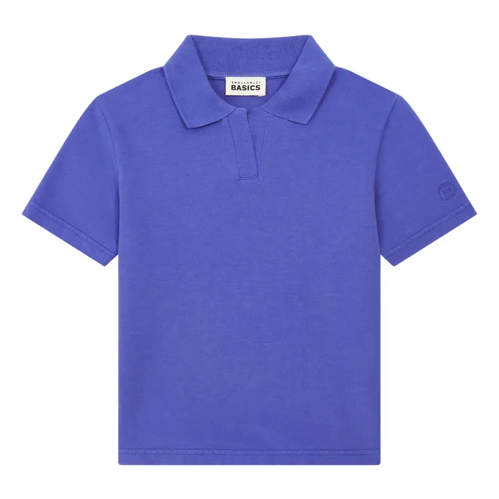 SMALLABLE BASICS T-Shirt Polo Garçon Coton Bio | Bleu