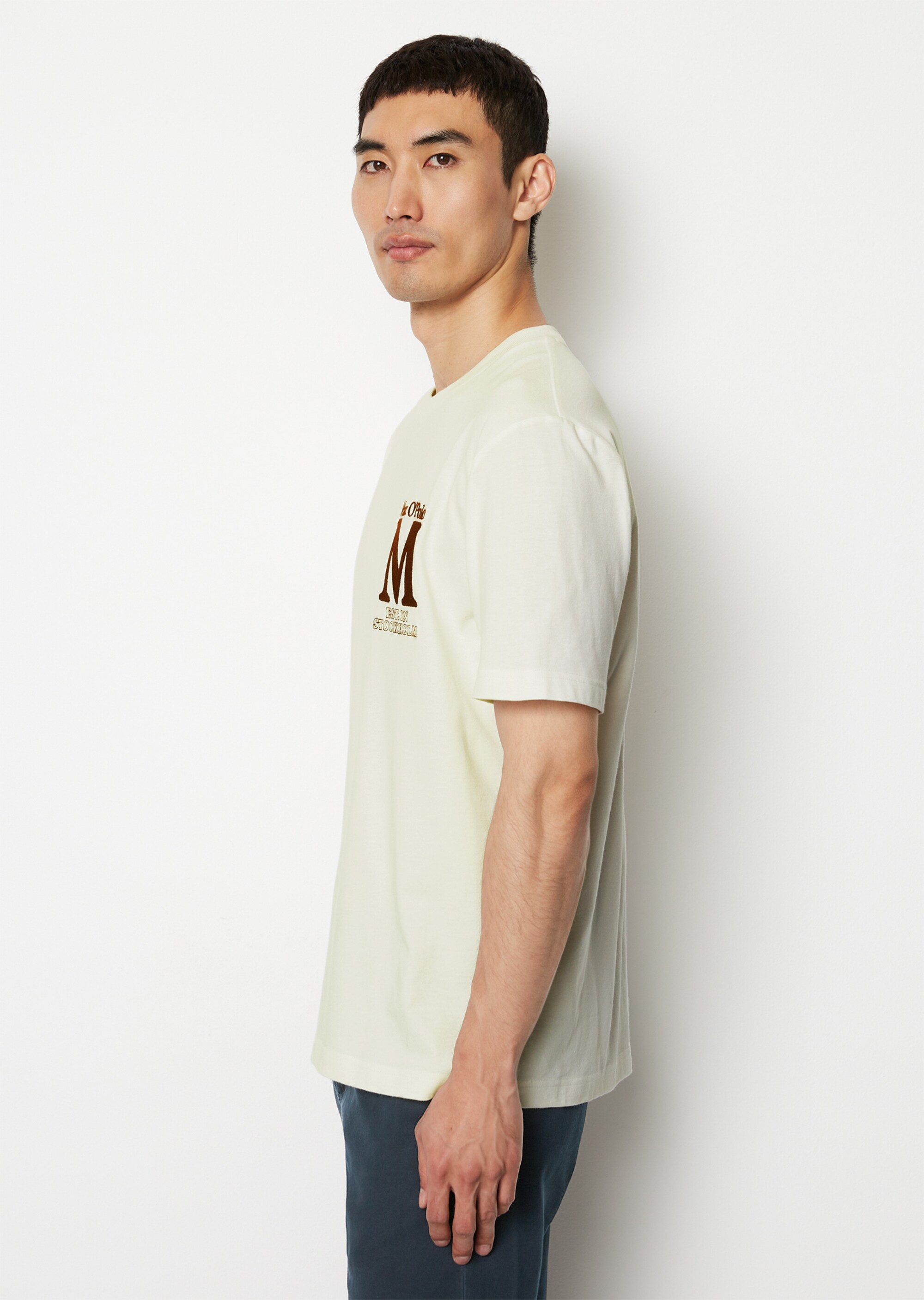 T-Shirt regular aus mittelschwerem Bio-Baumwoll-Jersey