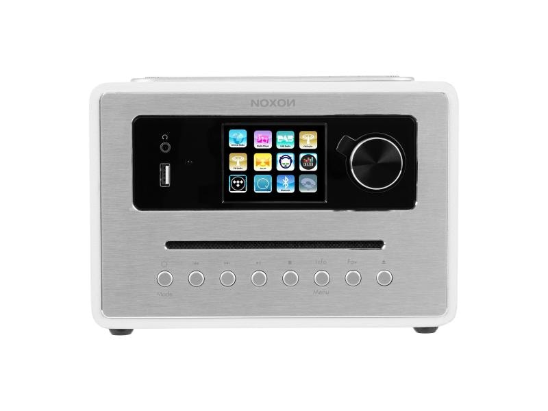 Noxon Radio/CD-Player iRadio 500 Weiss DAB , Internetradio oder UKW