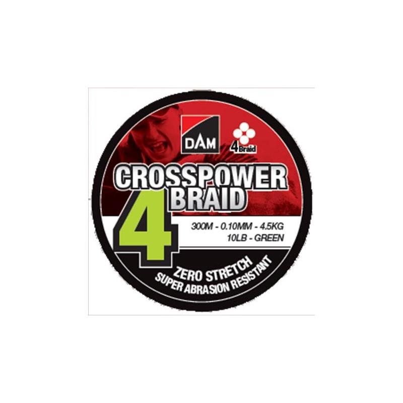 Tresse Dam Crosspower 4-Braid - 300M