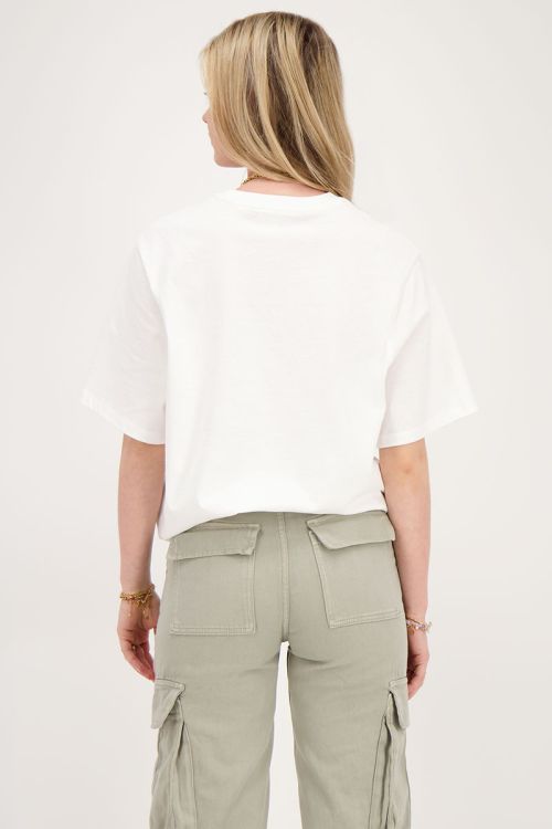 Wit T-shirt ''Oui''