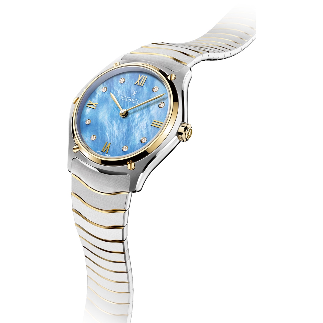 Ebel Sport Classic Lady Bicolor / Blau 33mm