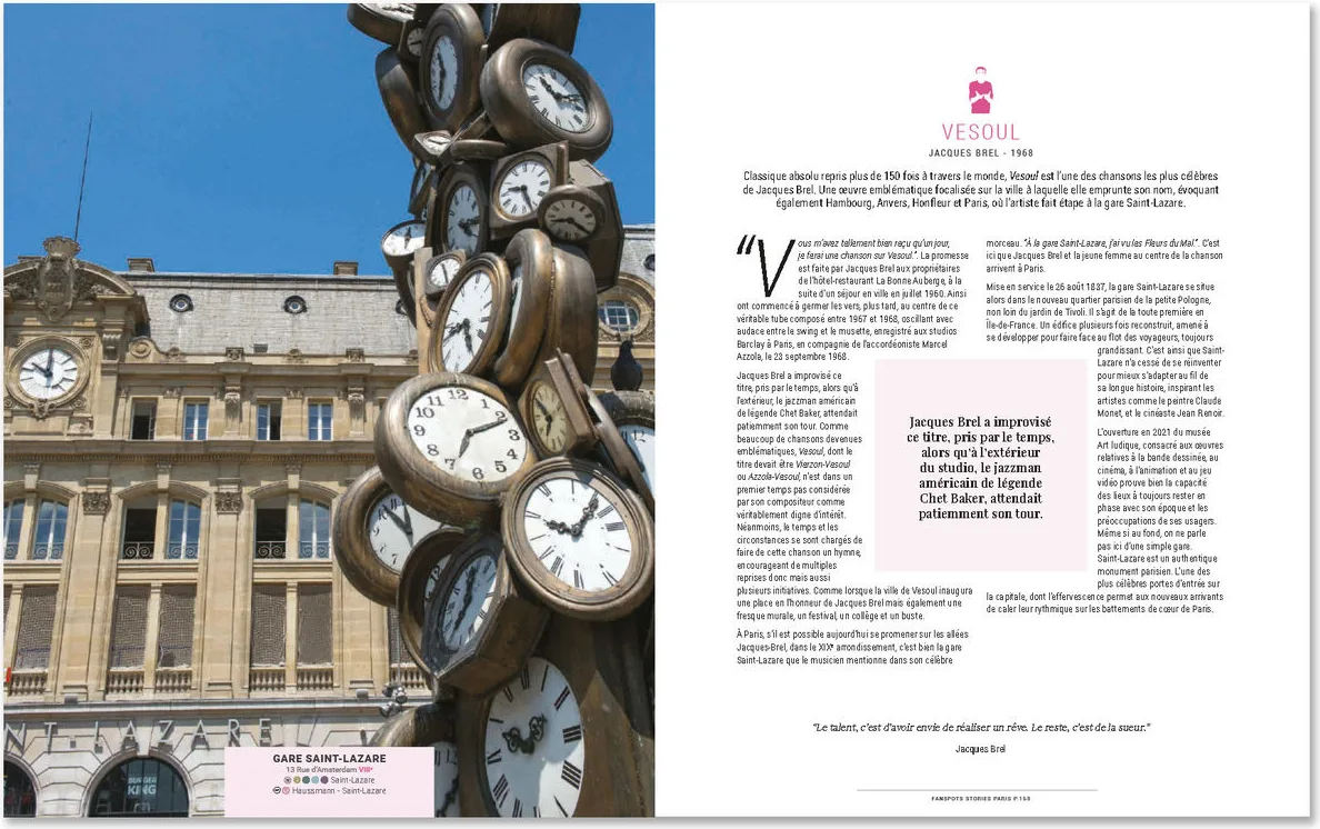 Fanspots stories Paris Livres