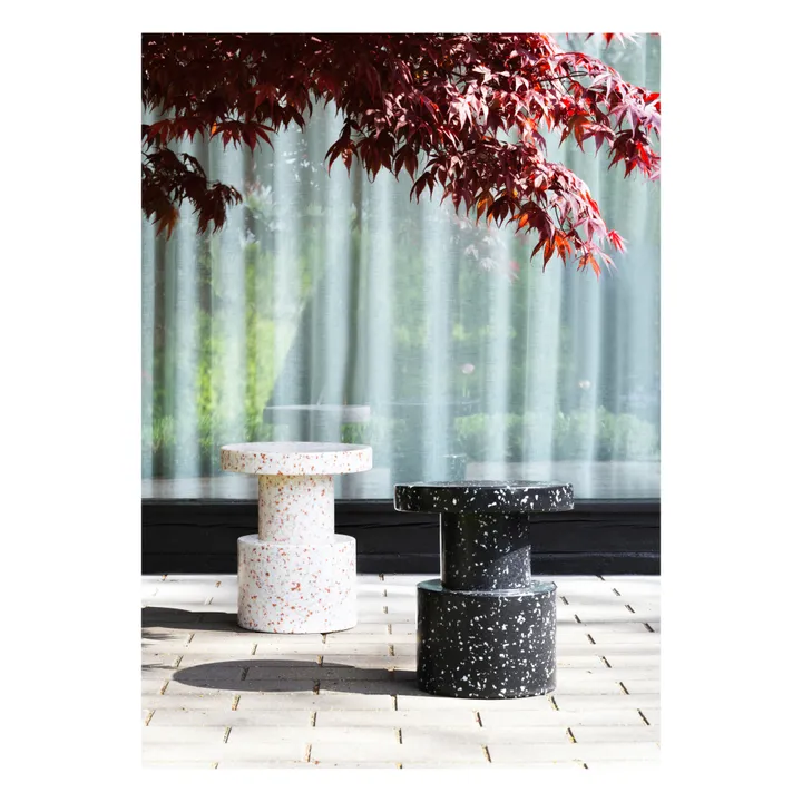 Normann Copenhagen Tabouret Bit en plastique recyclé | Noir