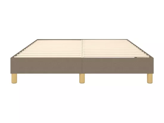 Sommier à lattes de lit Taupe 140x190 cm Tissu