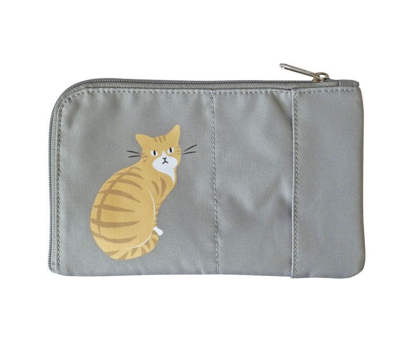 K.ONISHI - CAT Multifunctionele Pouch (Grijs)
