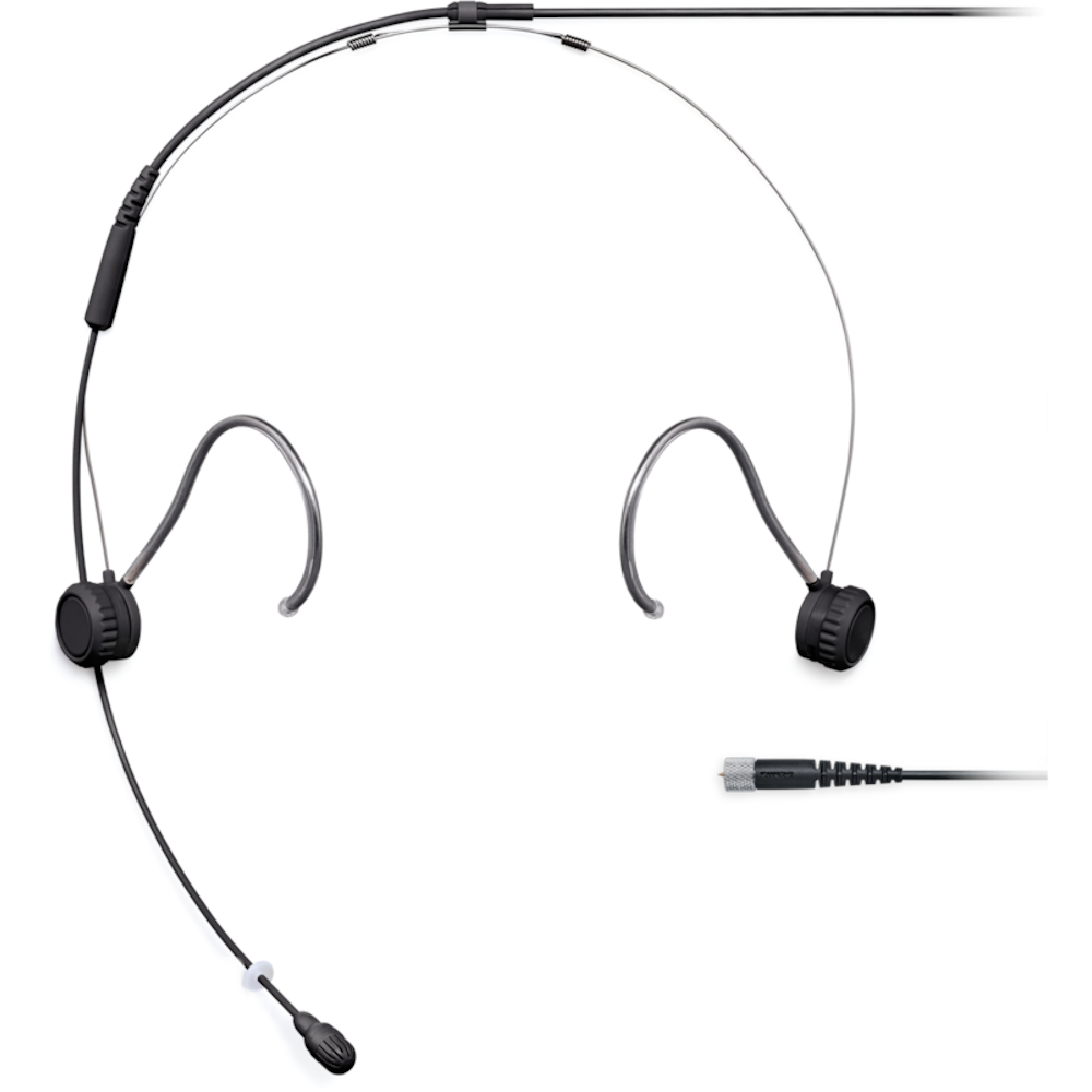 Shure TwinPlex TH53B/O-MDOT omnidirectionele headset (MDOT, zwart)