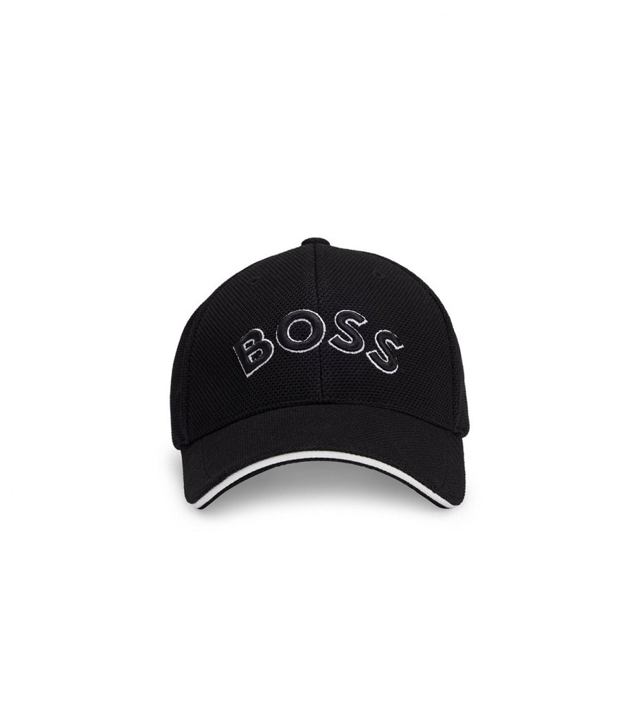 Boné BOSS com bordado preto