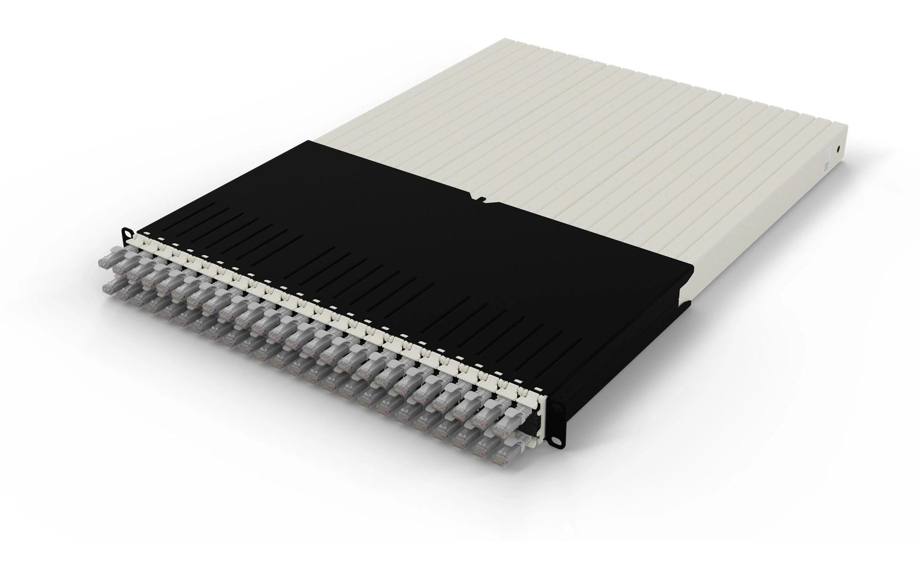 patchbox.one / 30RU / Cat 6A, UTP, 1.8 m, Grau<br>All-in-One Lösung für Ordnung im Netzwerkschrank