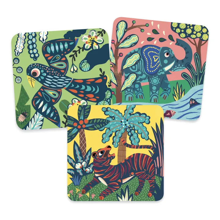 Djeco Cartes à gratter Grosses bêtes