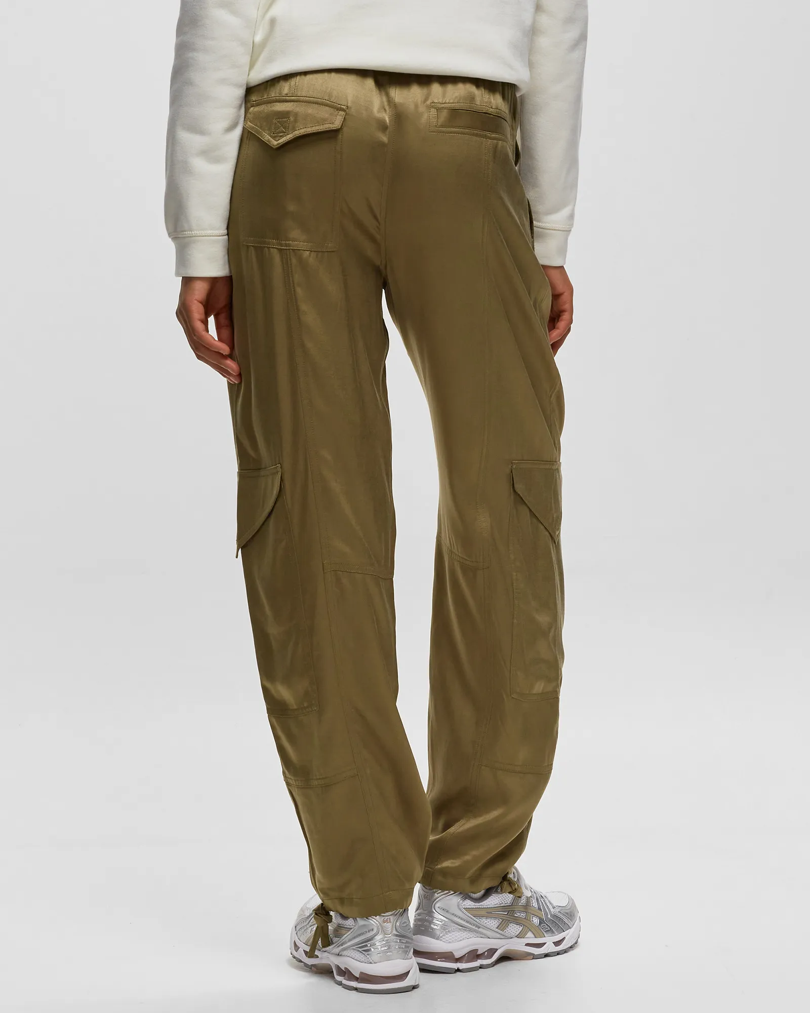 Ganni Washed Satin Pants