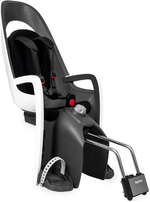 Hamax CARESS Sykkelsete med Låsbart Rammefeste, White/Black