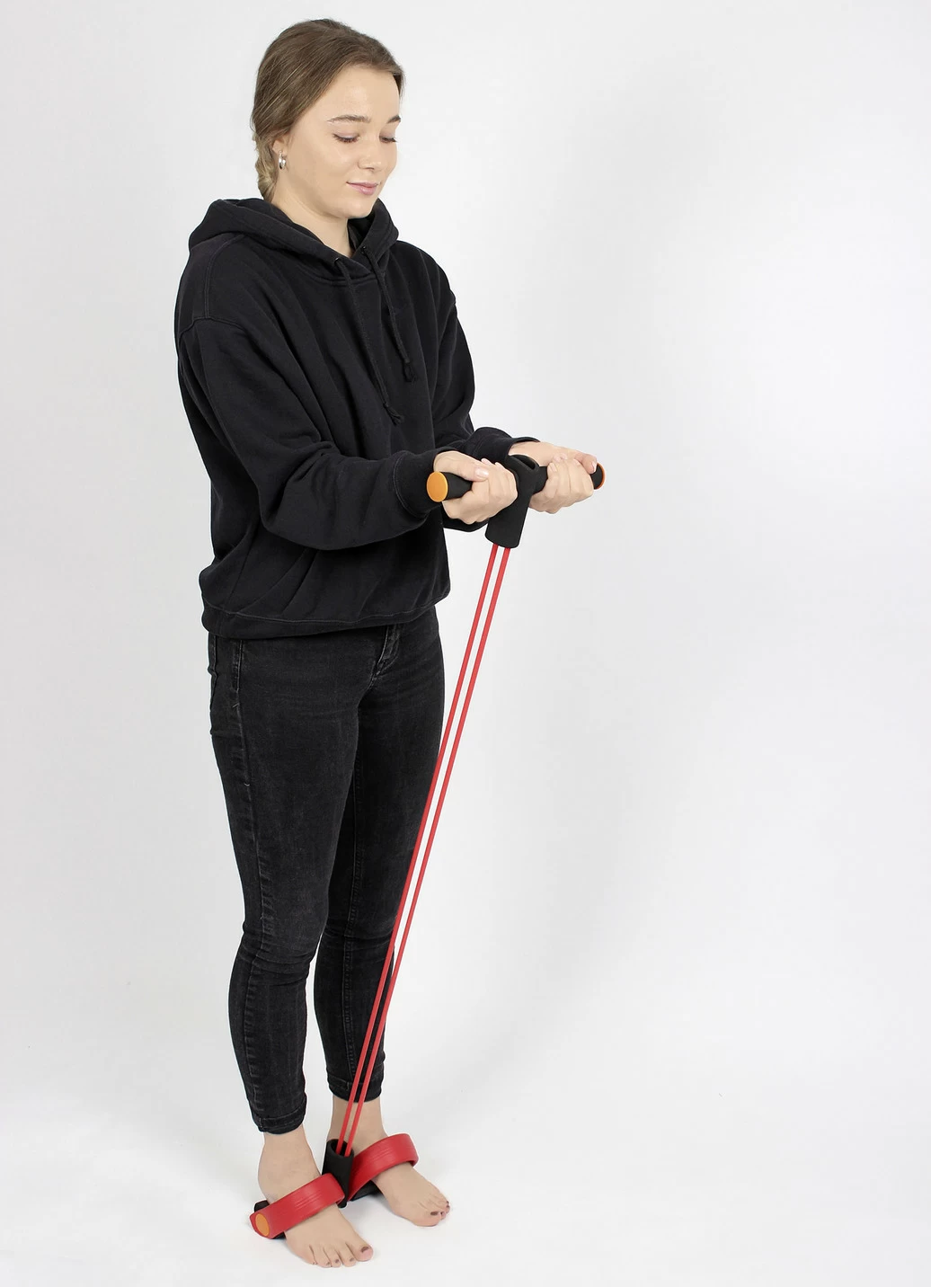 Gymnastiktrainer, im Sitzen und Stehen nutzbar
