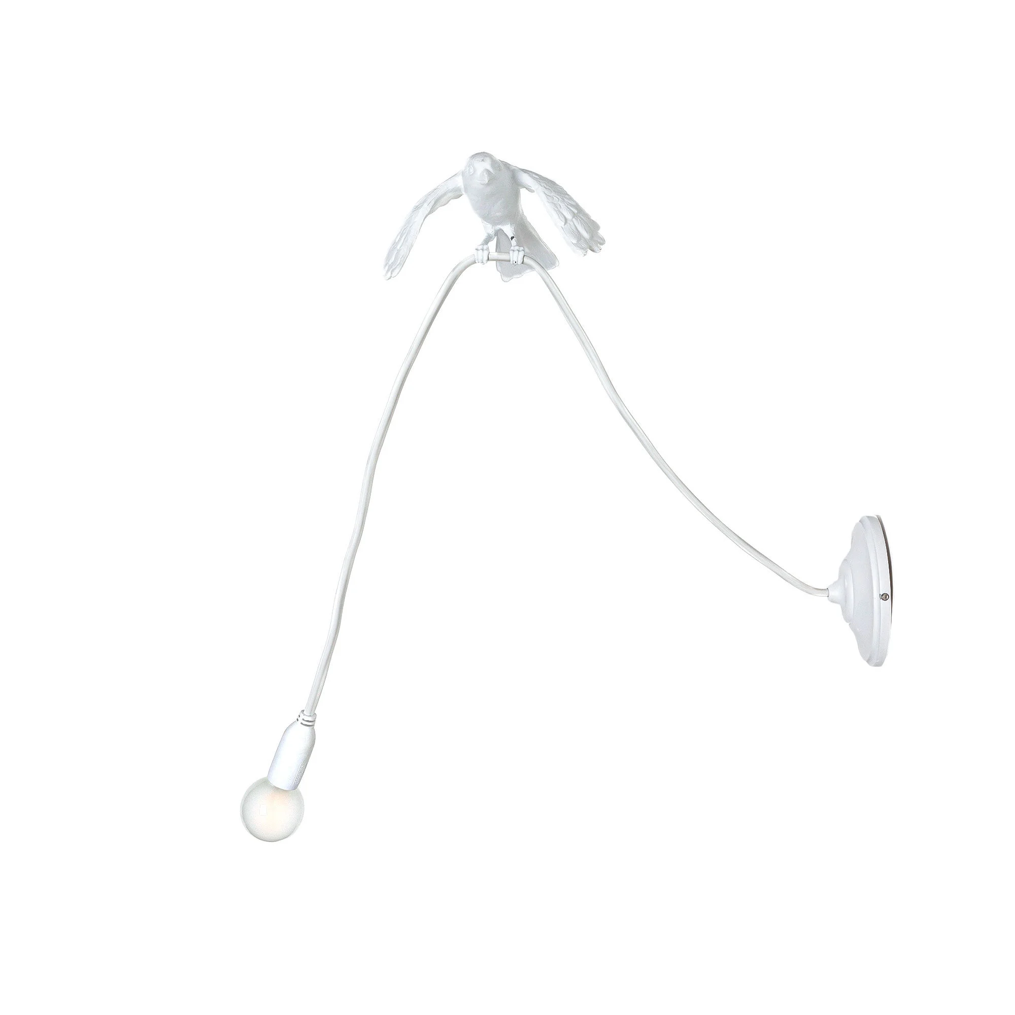 SPARROW / LANDING - Applique avec prise | Blanc