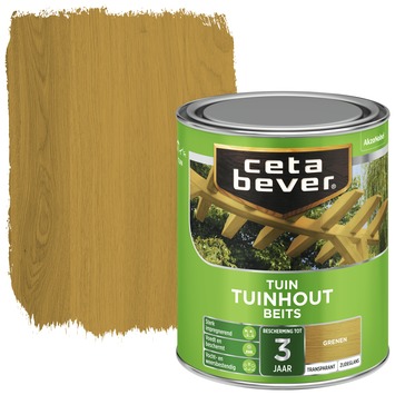 CetaBever Tuinhoutbeits zijdeglans transparant grenen 750 ml