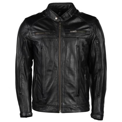Blouson Helstons VENTO AIR CUIR RAG - Noir