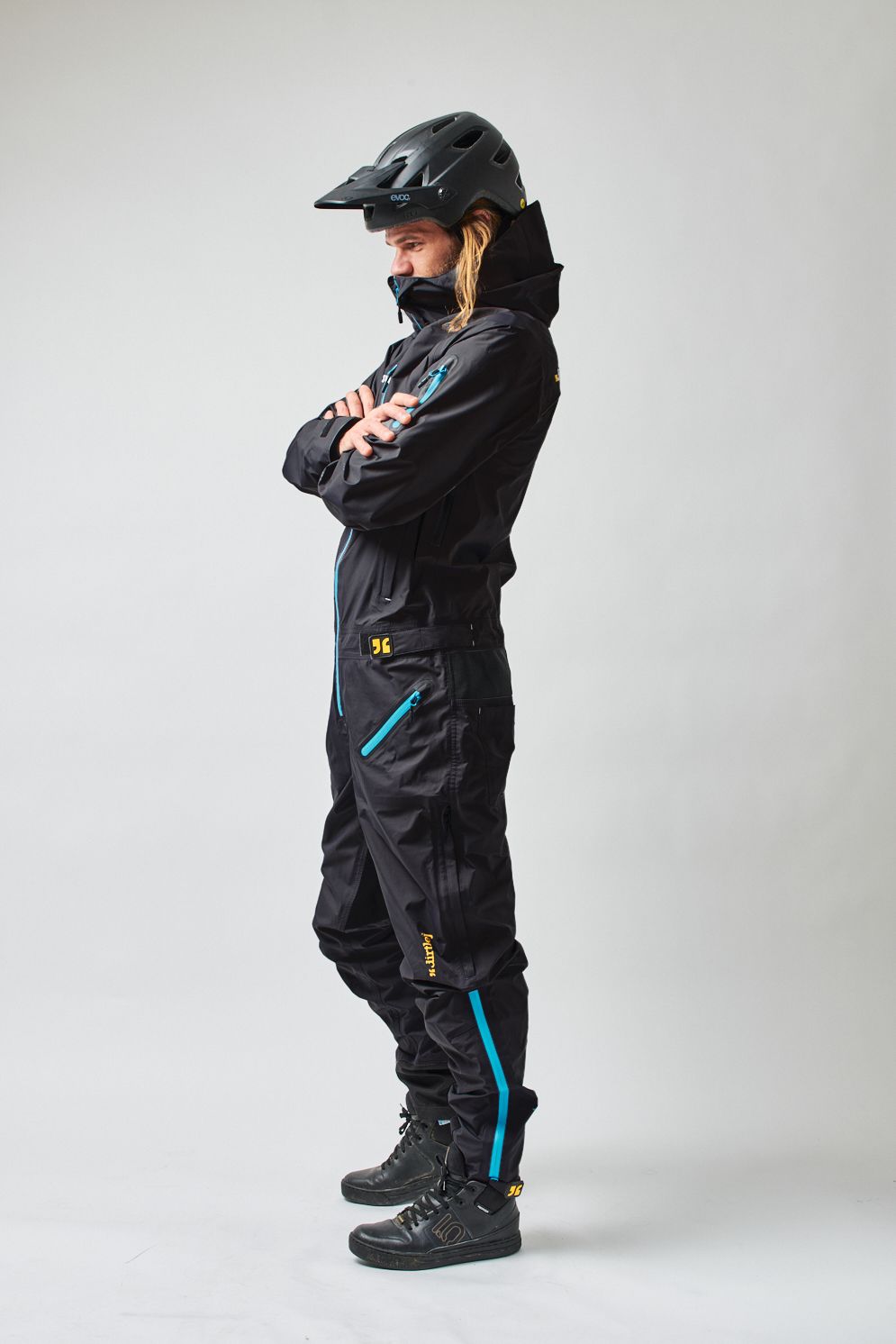 Dirtlej Dirtsuit Prime Edition heldragt med lange ben Sort