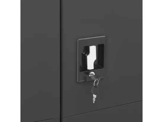 Armoire à casiers Anthracite 90x40x180 cm Acier