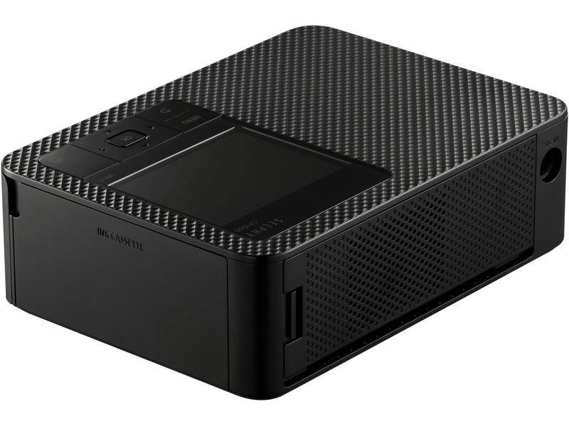 Canon Fotodrucker Selphy CP1500 Schwarz inkl. Papier und Ti Mobiler, WLAN-fähiger Fotodrucker