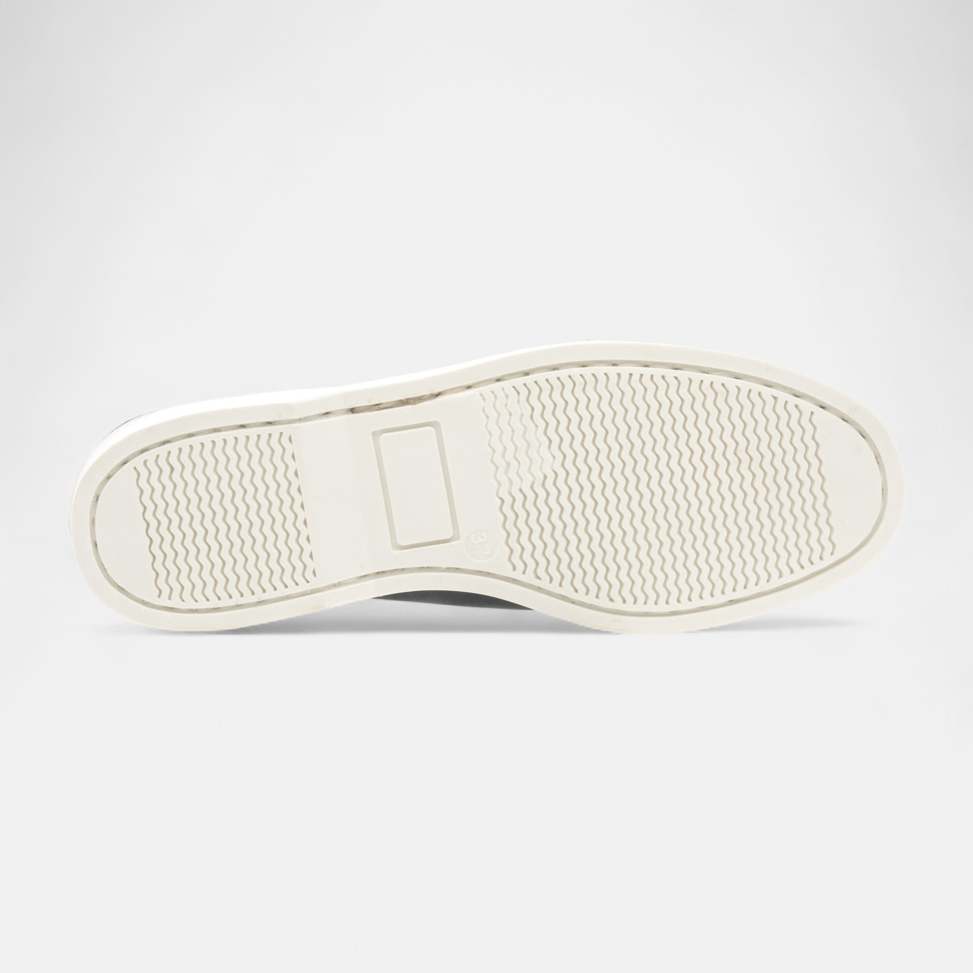 Chaussures bateau Garçon en cuir bleu