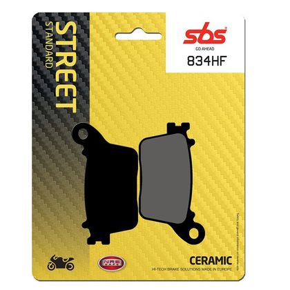 Plaquettes de freins SBS 834HF Organique arrière