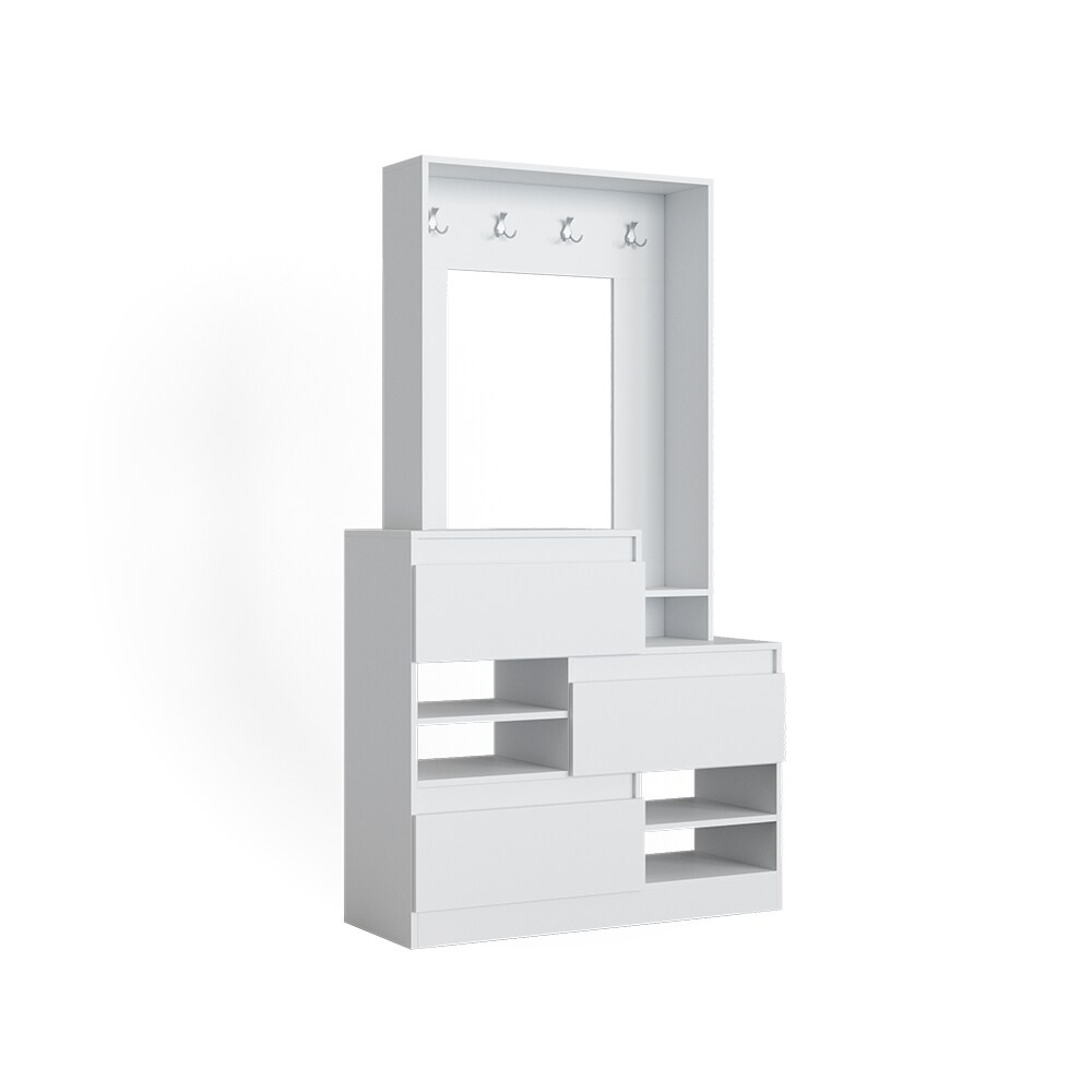 Flurgarderobe Schuhschrank Flurkommode Evia Flurmöbel Schuhregal Kommode Vicco