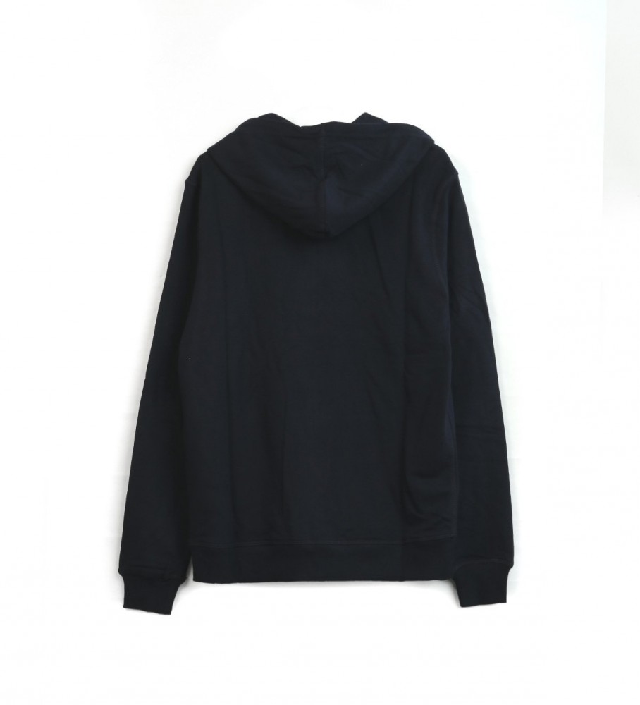 Moletom com capuz Tommy Hilfiger FZ, azul marinho