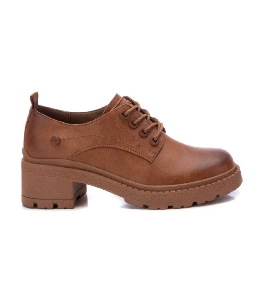 Mocassins Refresh 171235 marrom - Altura do salto: 5 cm -