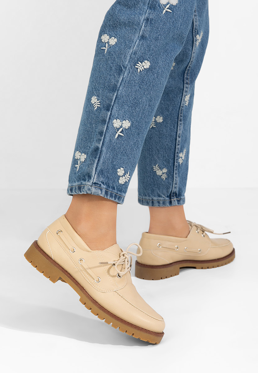 Chaussures casual femme beige Krystyna
