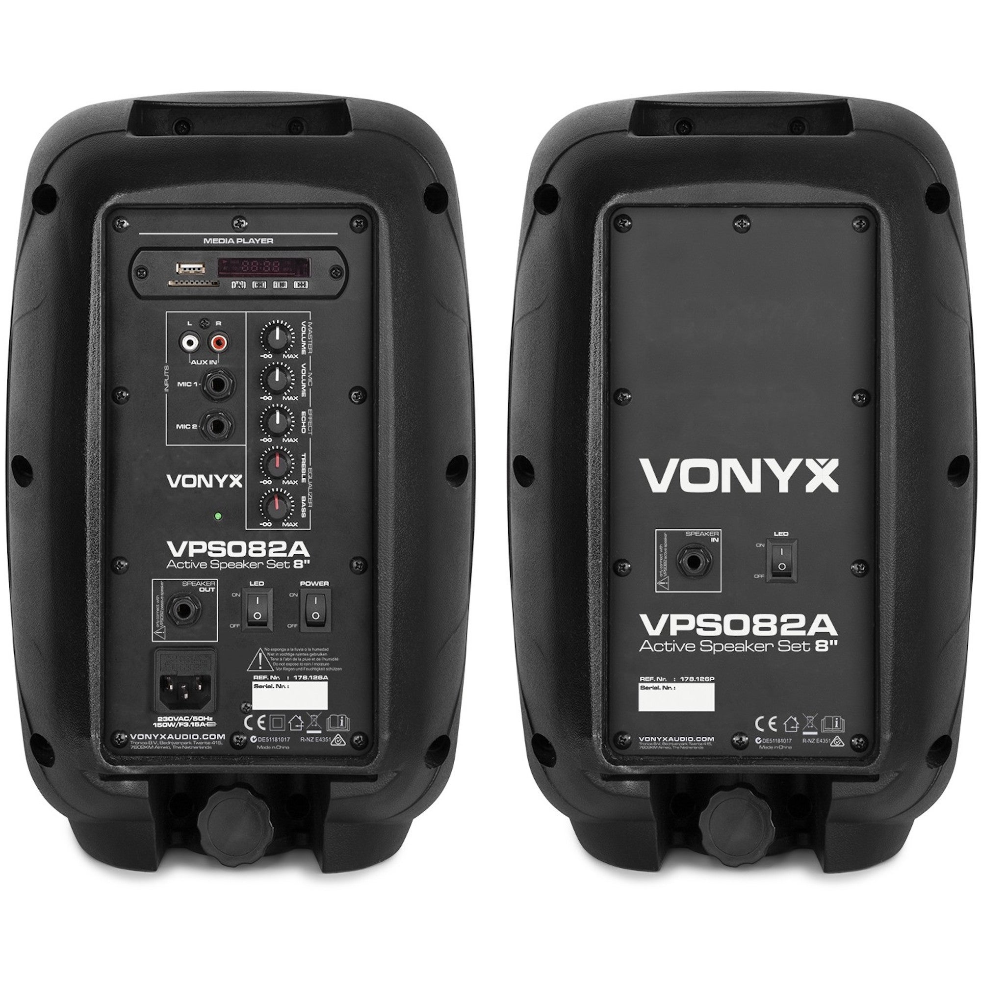 Vonyx VPS082A Plug & Play set