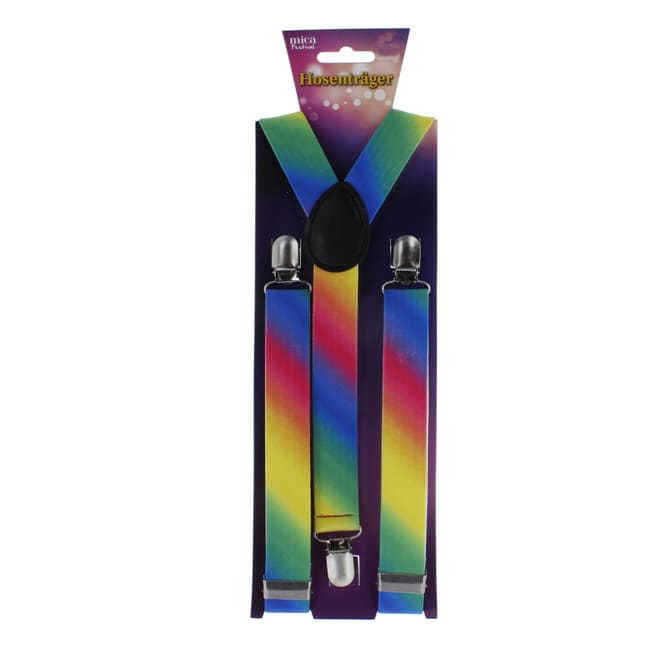 Hosenträger - für Erwachsene - Regenbogen