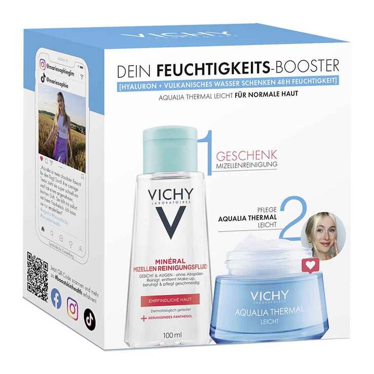 Vichy Aqualia Thermal leicht + PT Mizelle Coffret, 1 P