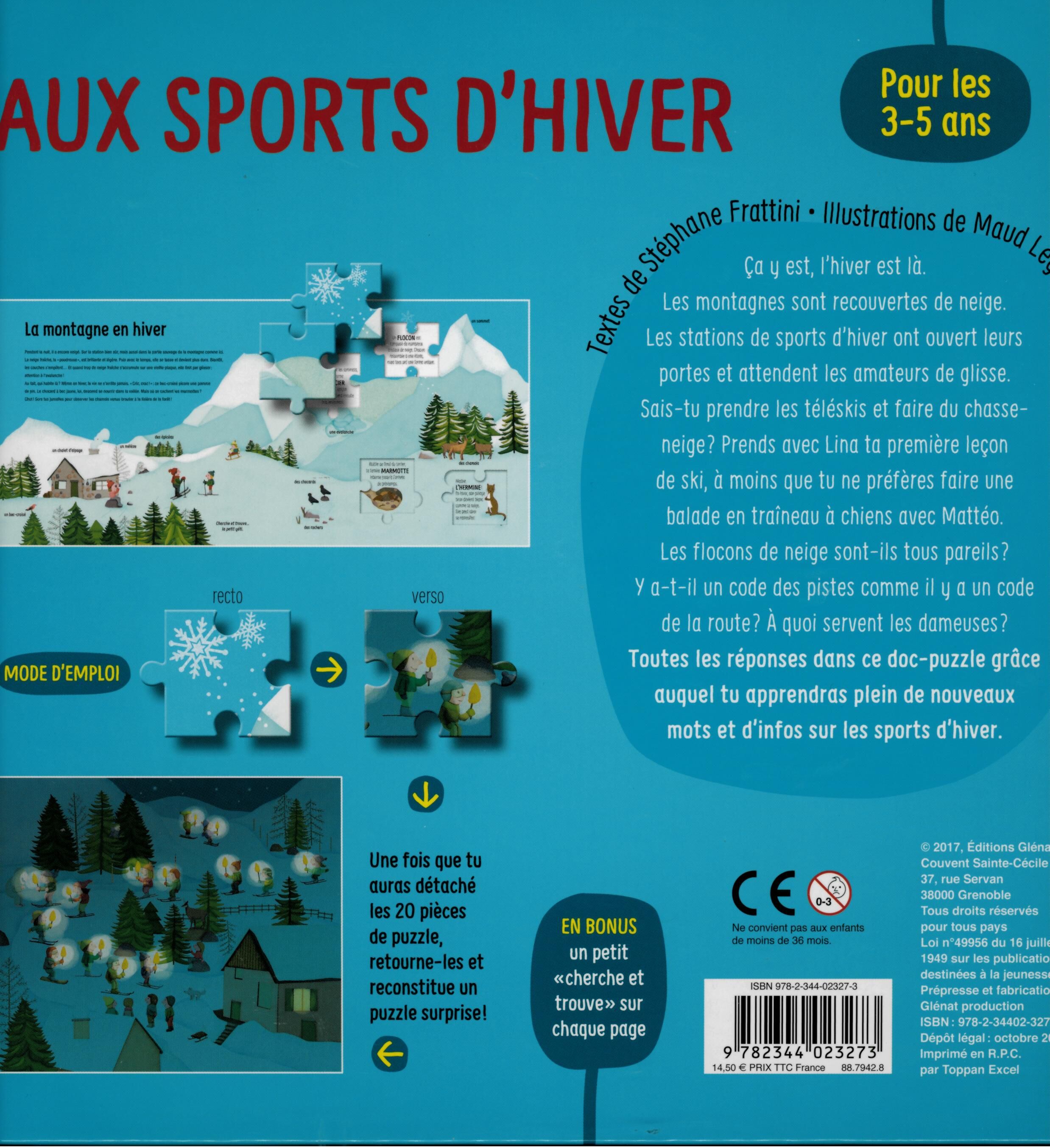 GLENAT - AUX SPORTS D HIVER