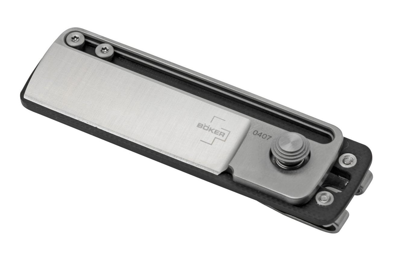Böker Plus S-Rail 01BO556, D2, Black G10, utility mes