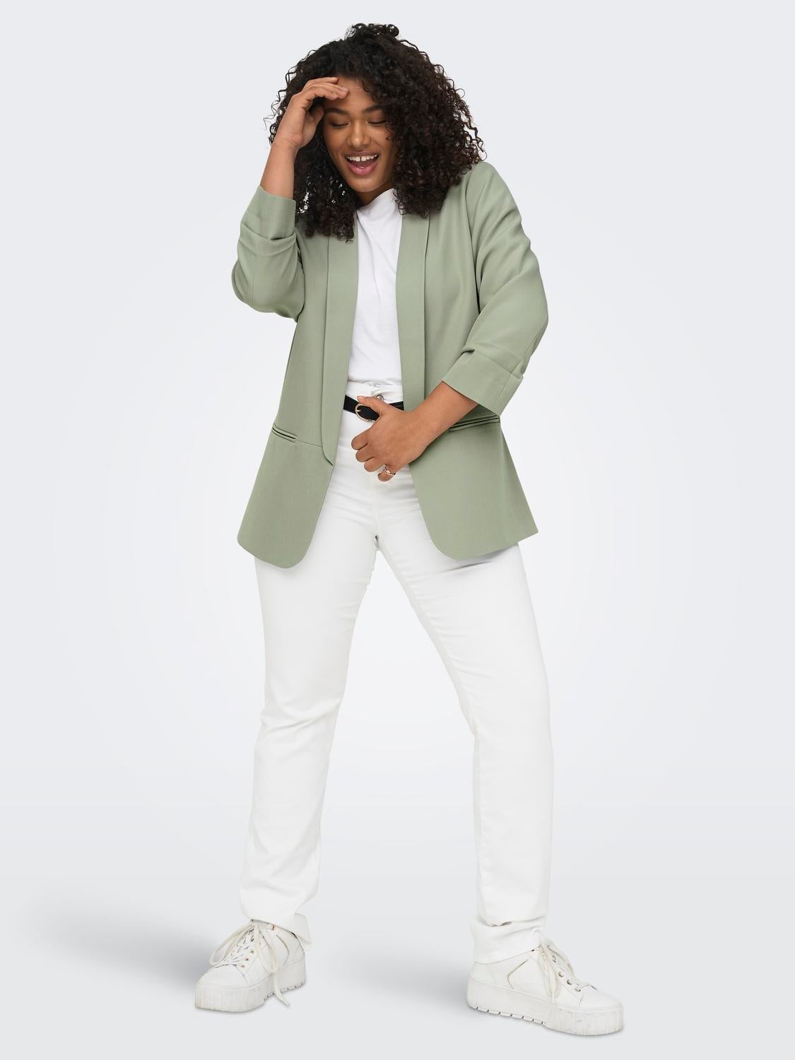 CARELLY Blazer Seagrass