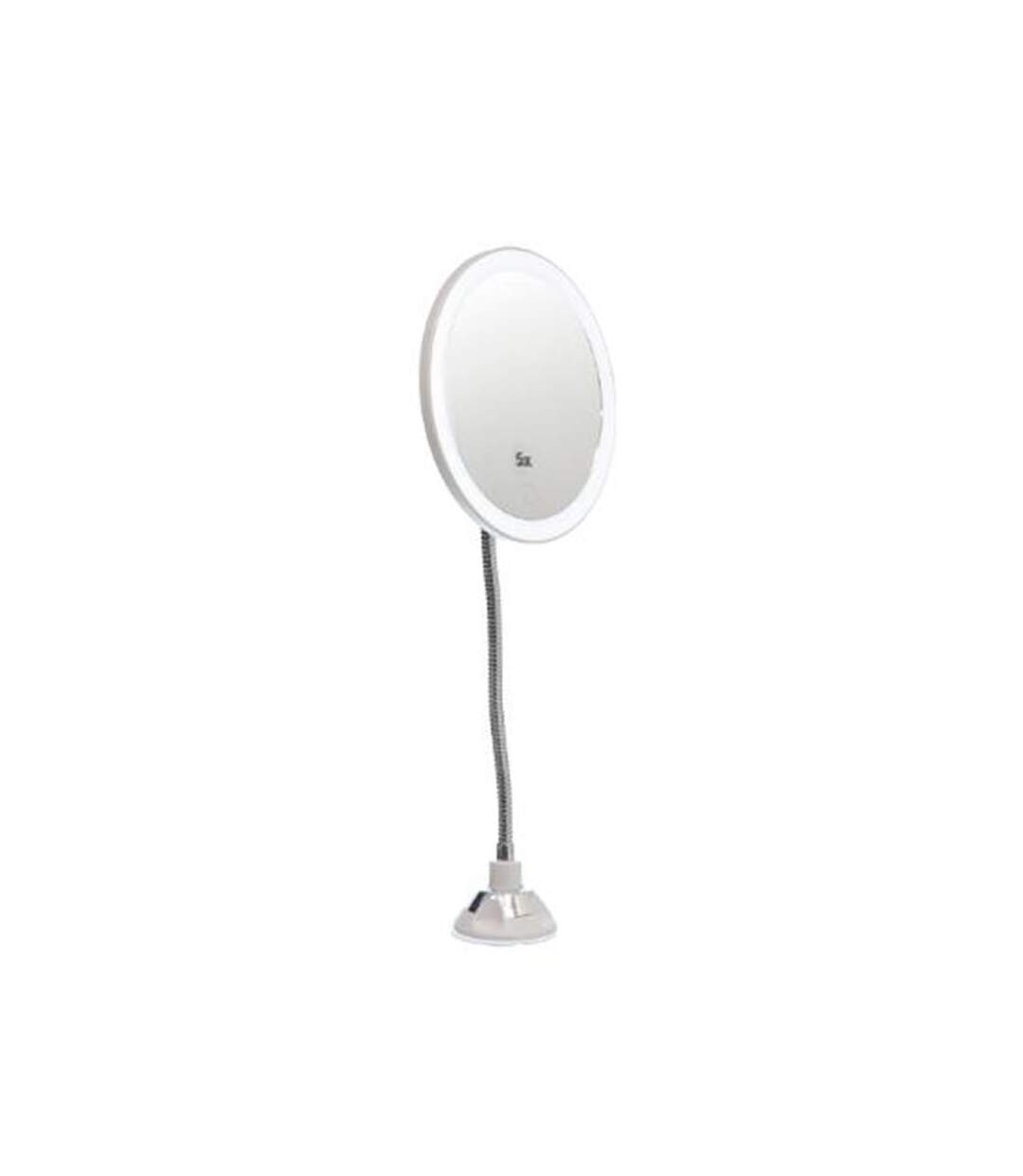 Miroir à Led Flexible Ventouse 43cm Blanc