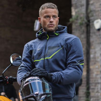 Sweat moto Oxford SUPER HOODIE 2.0 - Gris