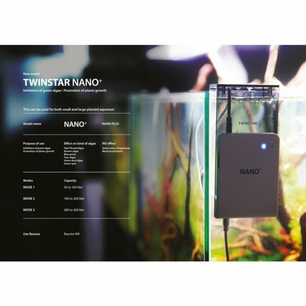 Nano plus - anti-algues pour aquarium jusqu'à 250l