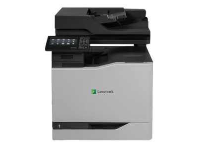 Lexmark CX820de - Multifunktionsprinter - farve - laser - Legal (216 x 356 mm)/A4 (210 x 297 mm) (original) - A4/Legal (medie) - op til 50 spm (kopiering) - op til 50 spm (udskriver) - 650 ark - 33.6 Kbps - USB 2.0, Gigabit LAN, USB vært