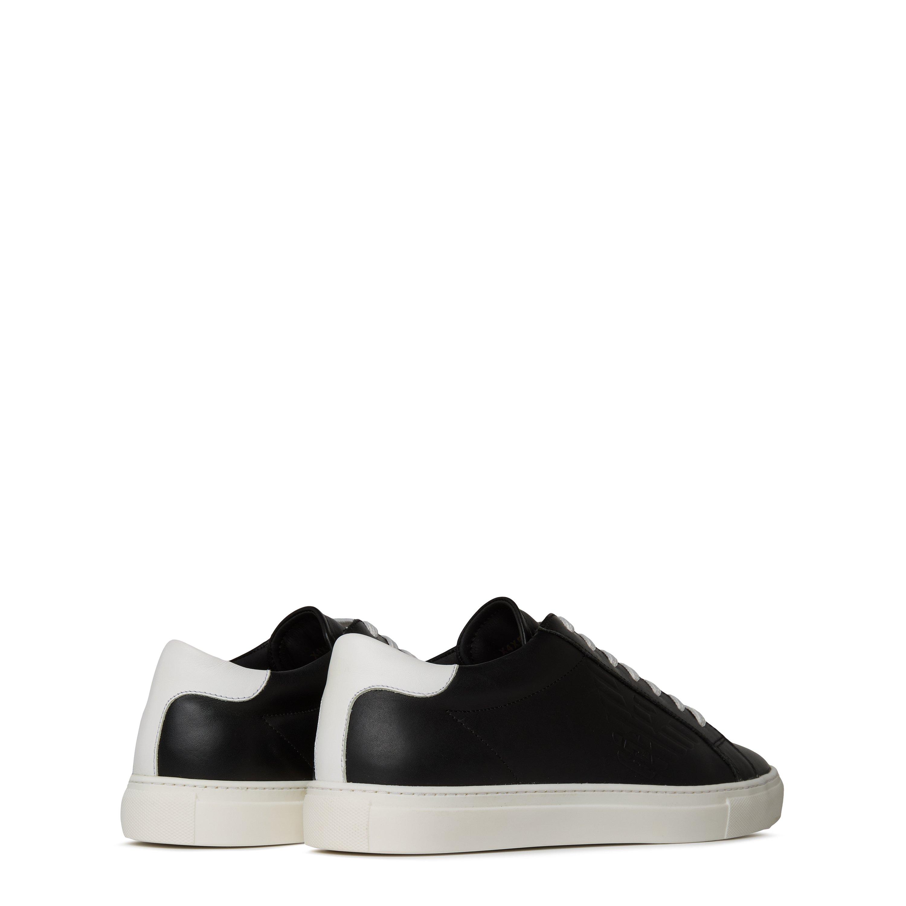 Emporio Armani Leather Trainers