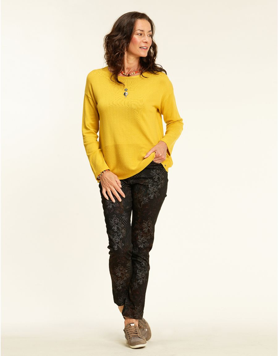 Pull tunique ocre